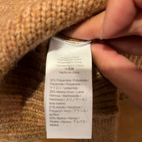 J Crew Chunky Poncho NWT XS/S - Picture 4 of 5